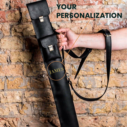 An application scenario or product detail of custom leather pool cue cases - Image 15
