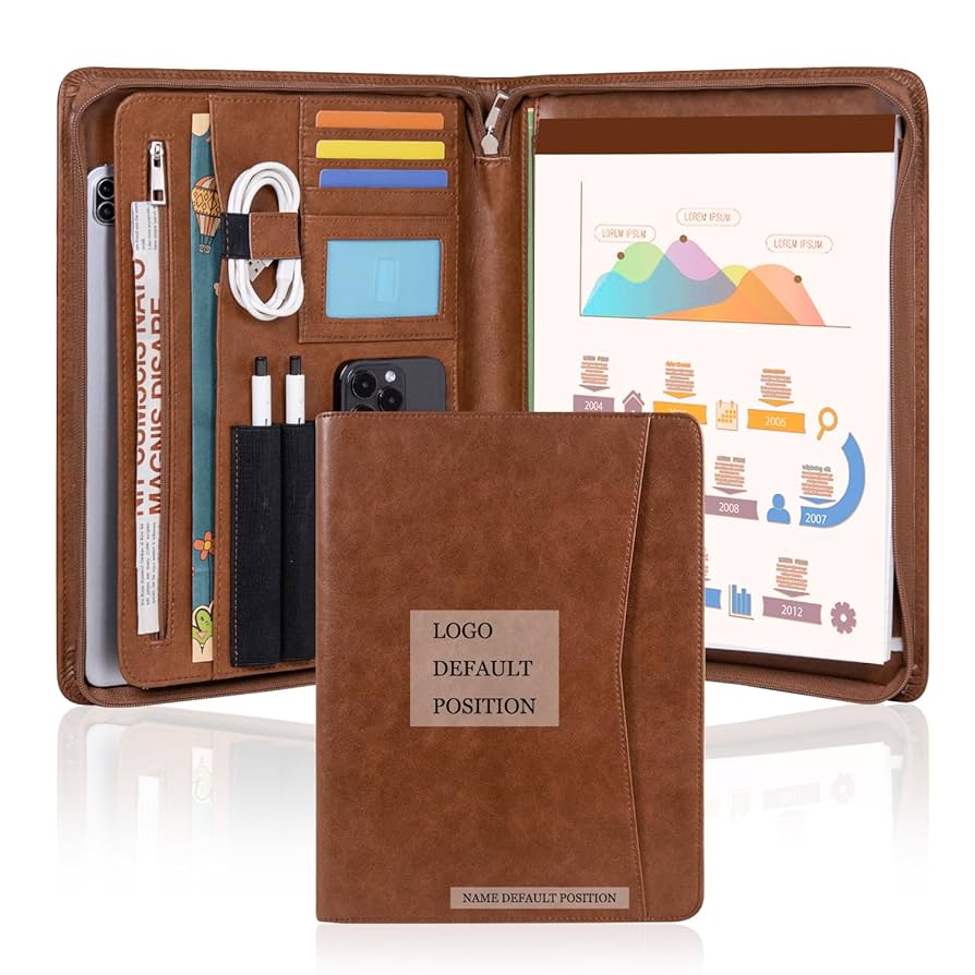 An application scenario or product detail of custom leather portfolio - Image 14