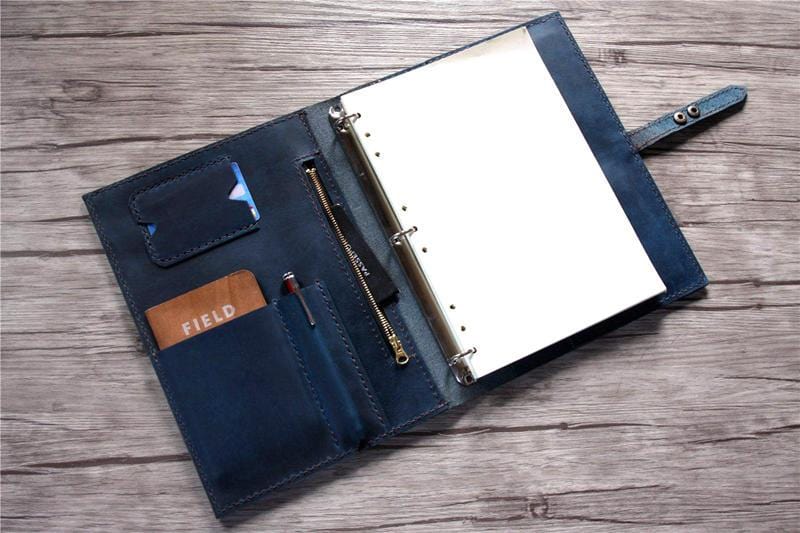 An application scenario or product detail of custom leather portfolio - Image 19