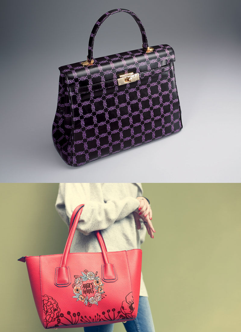 An application scenario or product detail of custom leather printing - Image 24