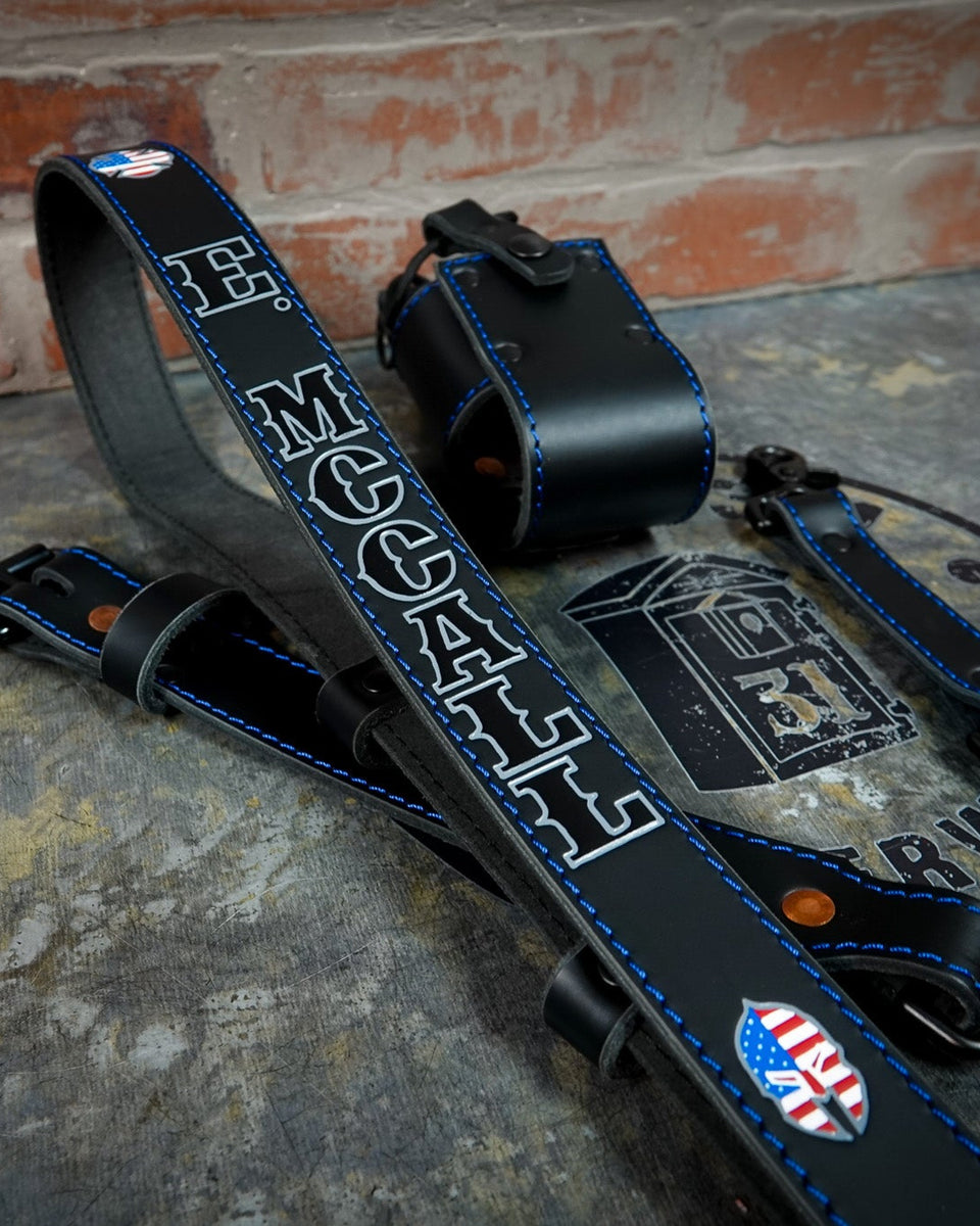 An application scenario or product detail of custom leather radio harness - Image 16