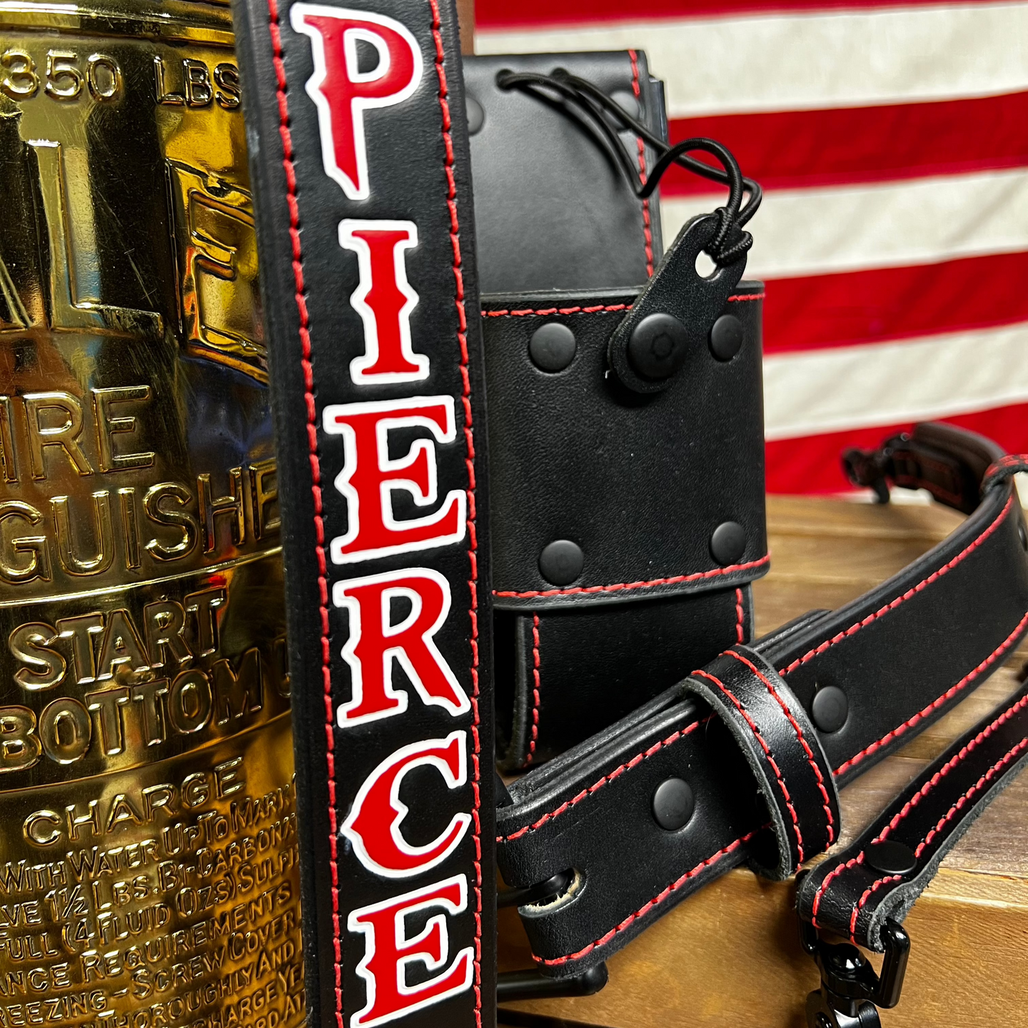 An application scenario or product detail of custom leather radio strap - Image 14