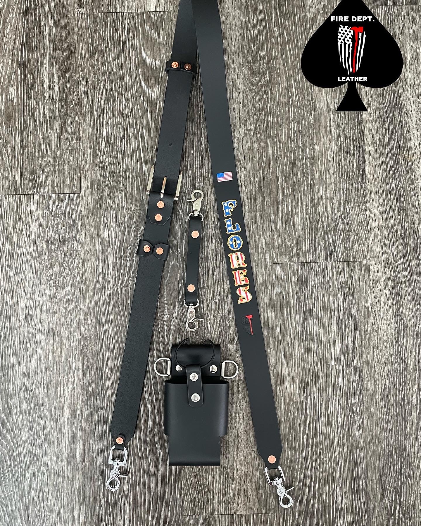 An application scenario or product detail of custom leather radio strap - Image 22