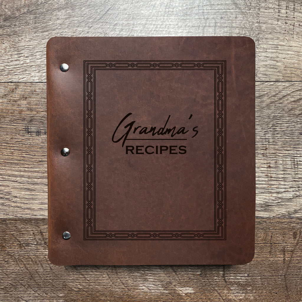 An application scenario or product detail of custom leather recipe book - Image 6