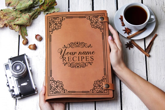 An application scenario or product detail of custom leather recipe book - Image 12
