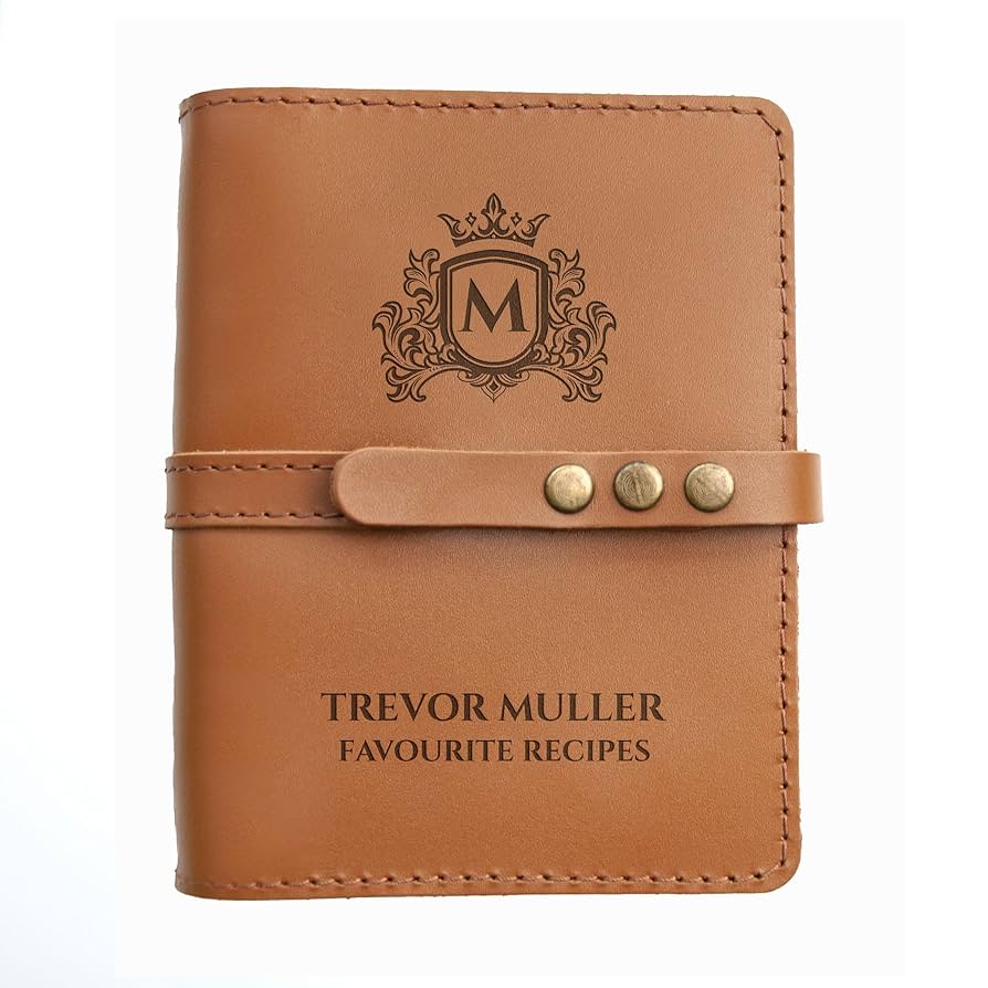 An application scenario or product detail of custom leather recipe book - Image 23