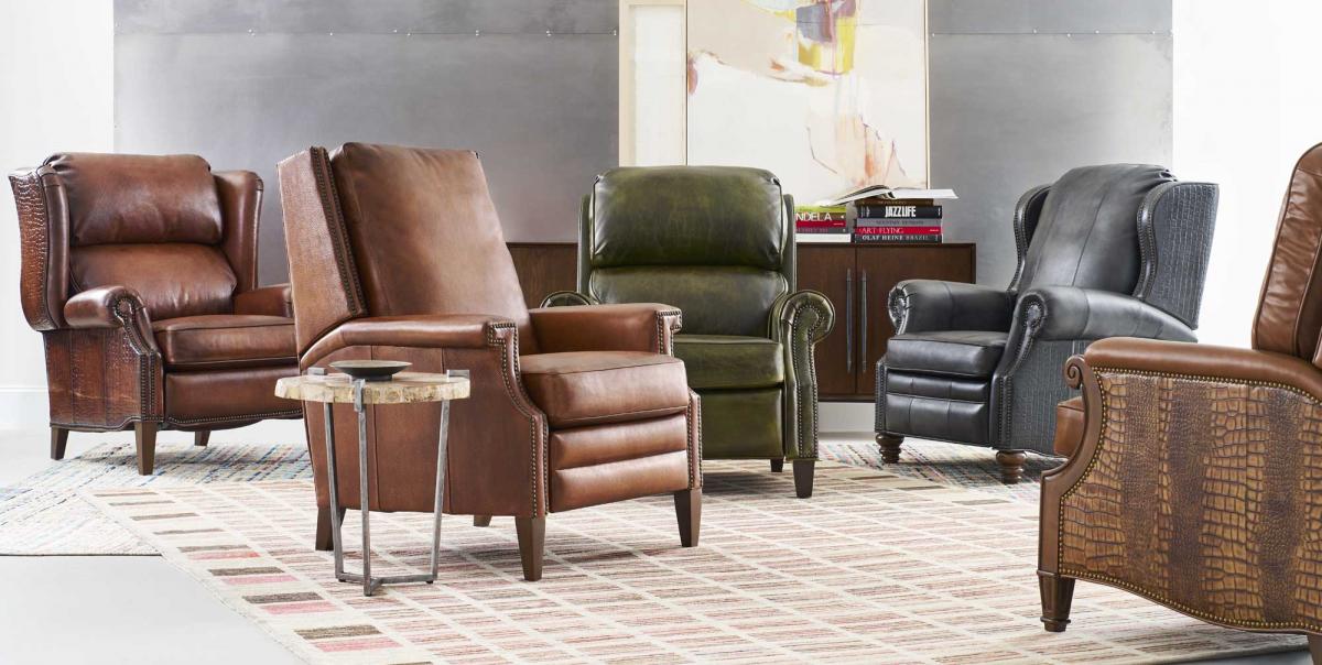An application scenario or product detail of custom leather recliner - Image 14