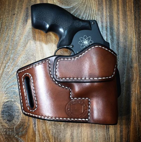 An application scenario or product detail of custom leather revolver holsters - Image 10