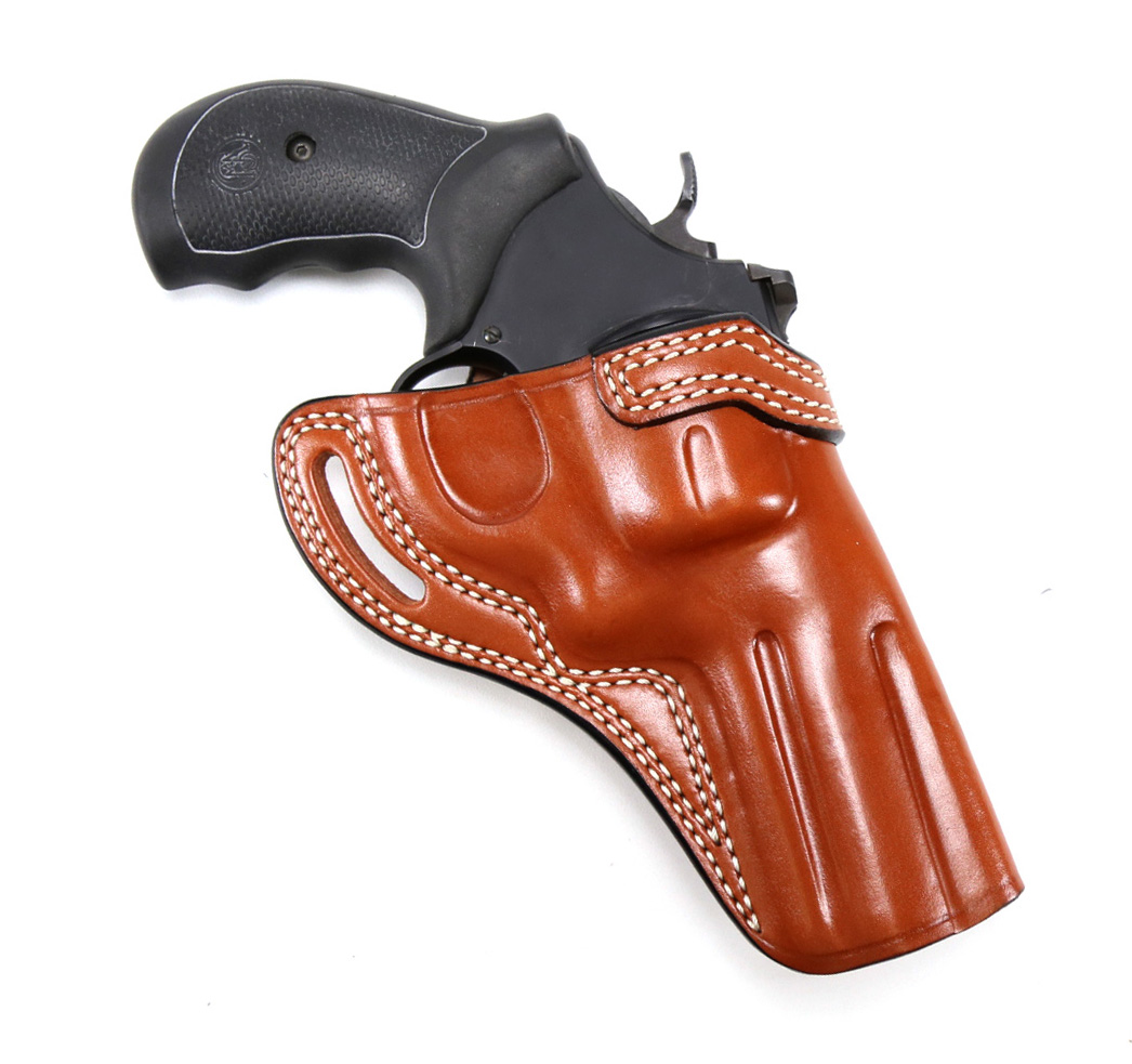 An application scenario or product detail of custom leather revolver holsters - Image 11