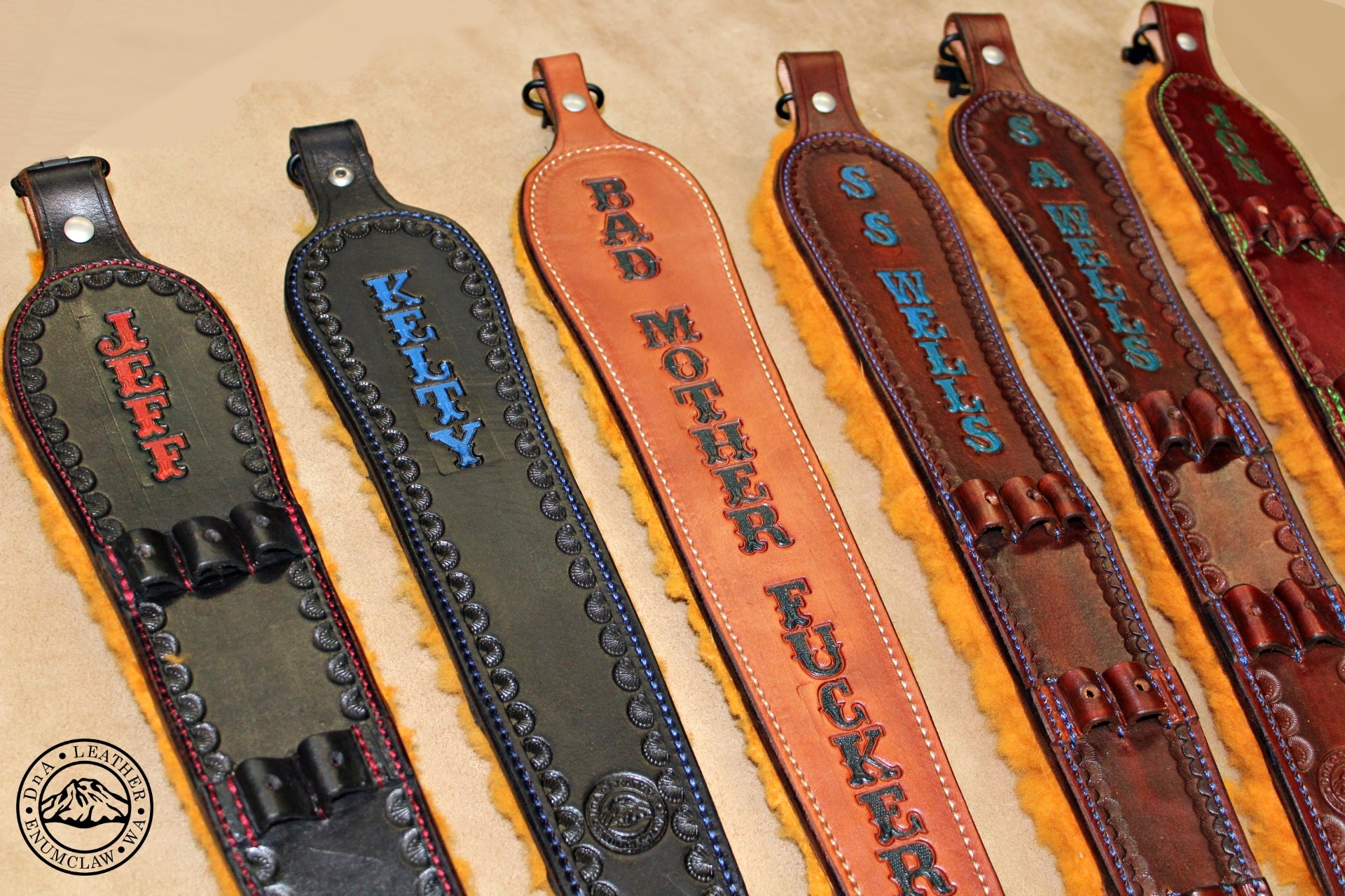 An application scenario or product detail of custom leather rifle slings - Image 12