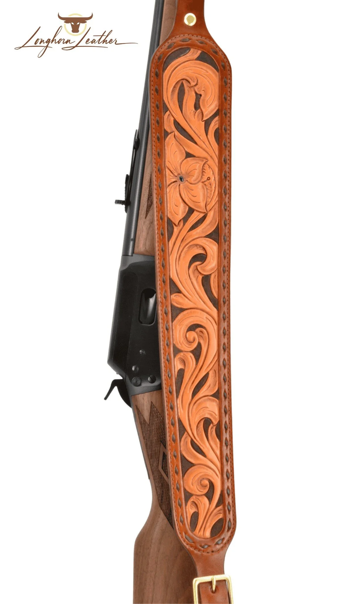An application scenario or product detail of custom leather rifle slings - Image 23