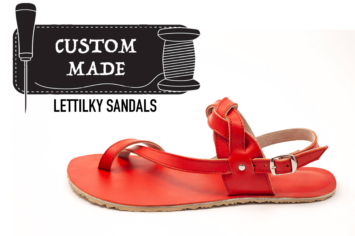 An application scenario or product detail of custom leather sandals - Image 1