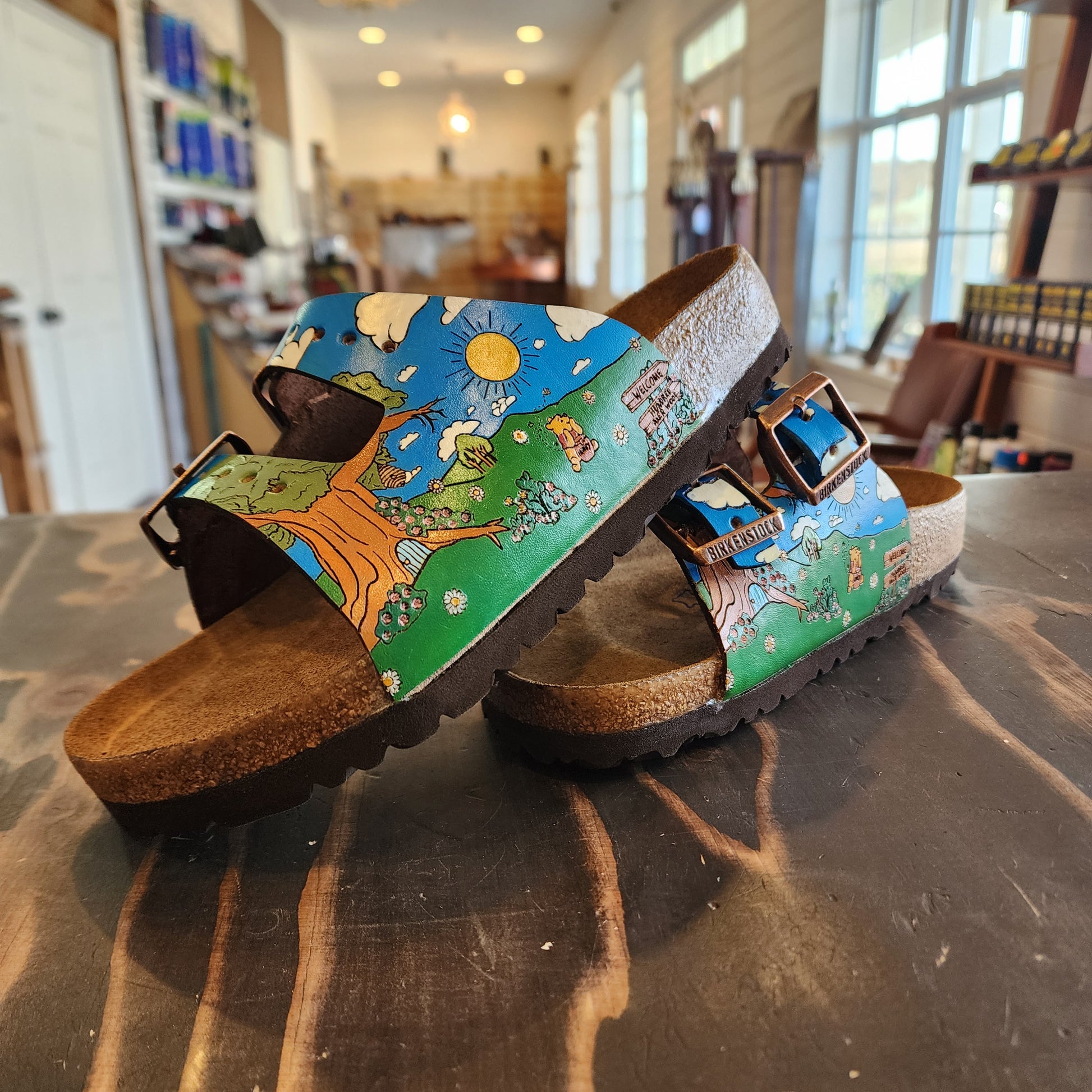 An application scenario or product detail of custom leather sandals - Image 14