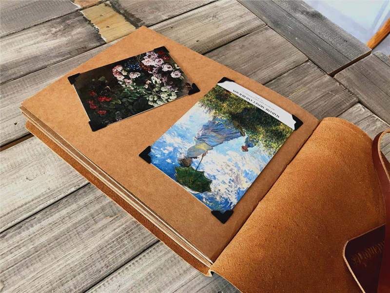 An application scenario or product detail of custom leather scrapbook - Image 7