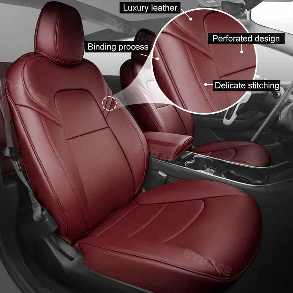 An application scenario or product detail of custom leather seat cover - Image 18