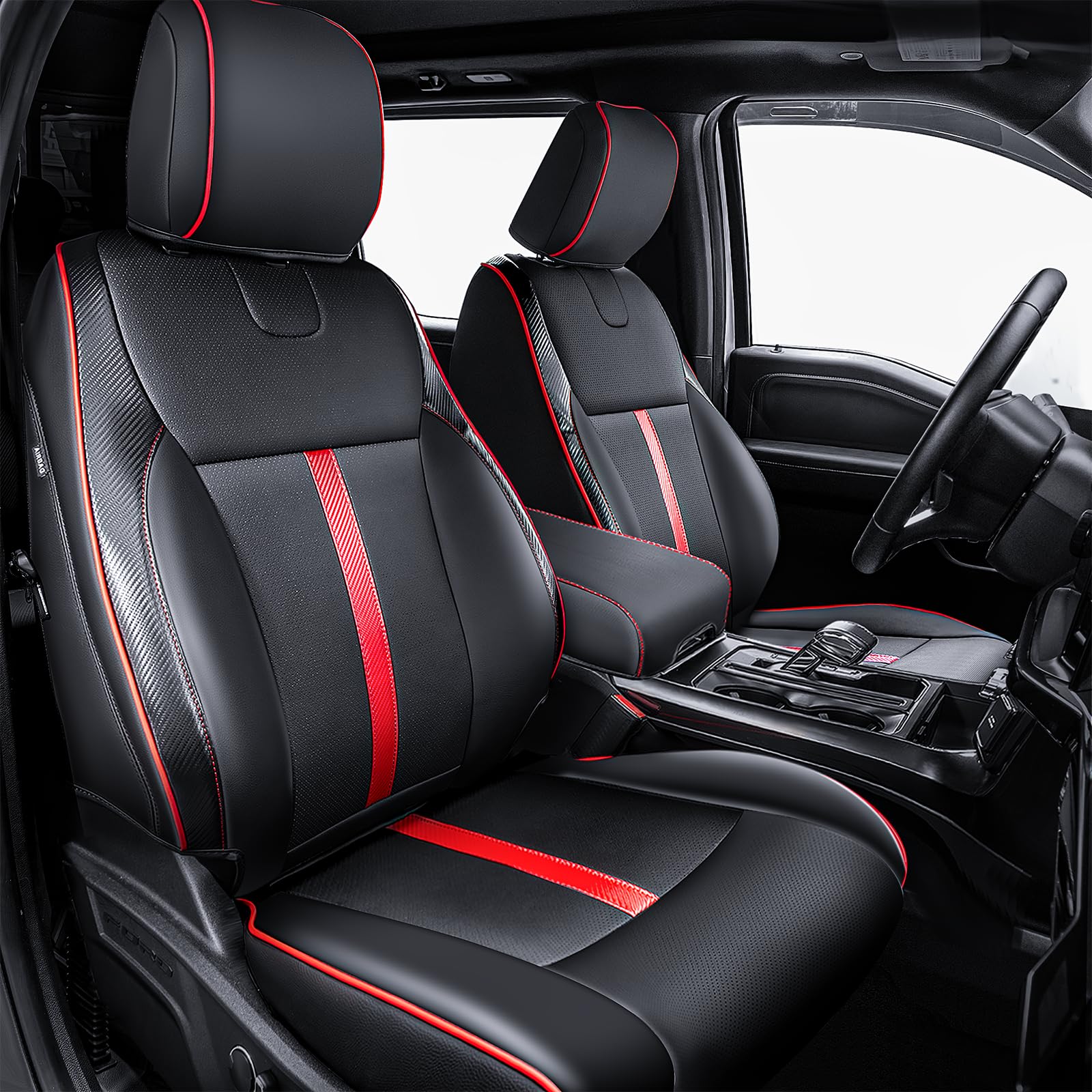 An application scenario or product detail of custom leather seat covers - Image 5