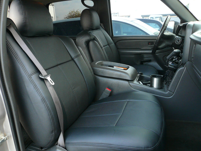 An application scenario or product detail of custom leather seat covers for trucks - Image 14