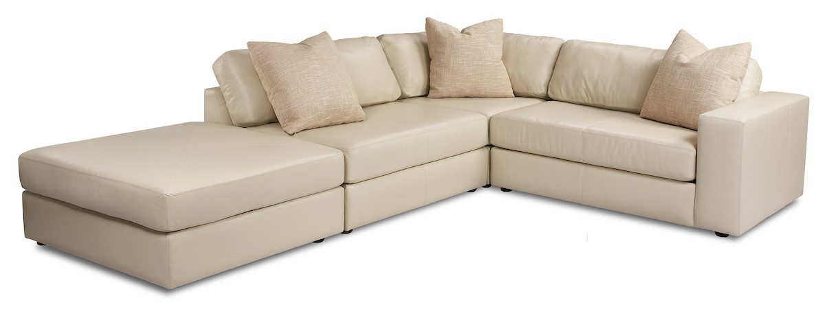 An application scenario or product detail of custom leather sectional - Image 22
