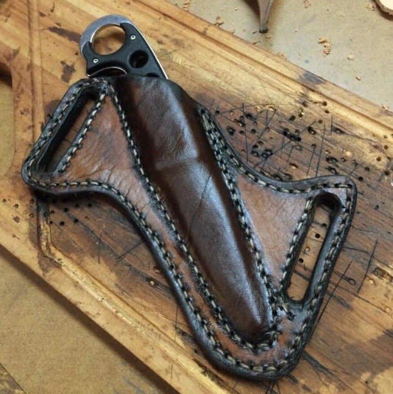 An application scenario or product detail of custom leather sheath - Image 4