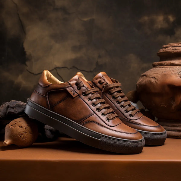 An application scenario or product detail of custom leather shoes - Image 1