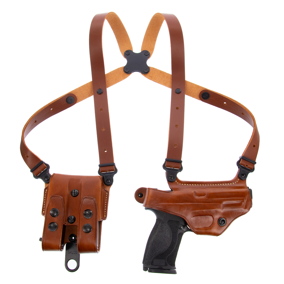 An application scenario or product detail of custom leather shoulder holster - Image 2