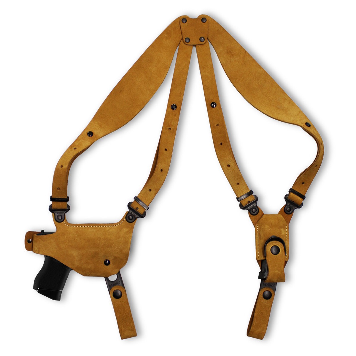 An application scenario or product detail of custom leather shoulder holster - Image 13