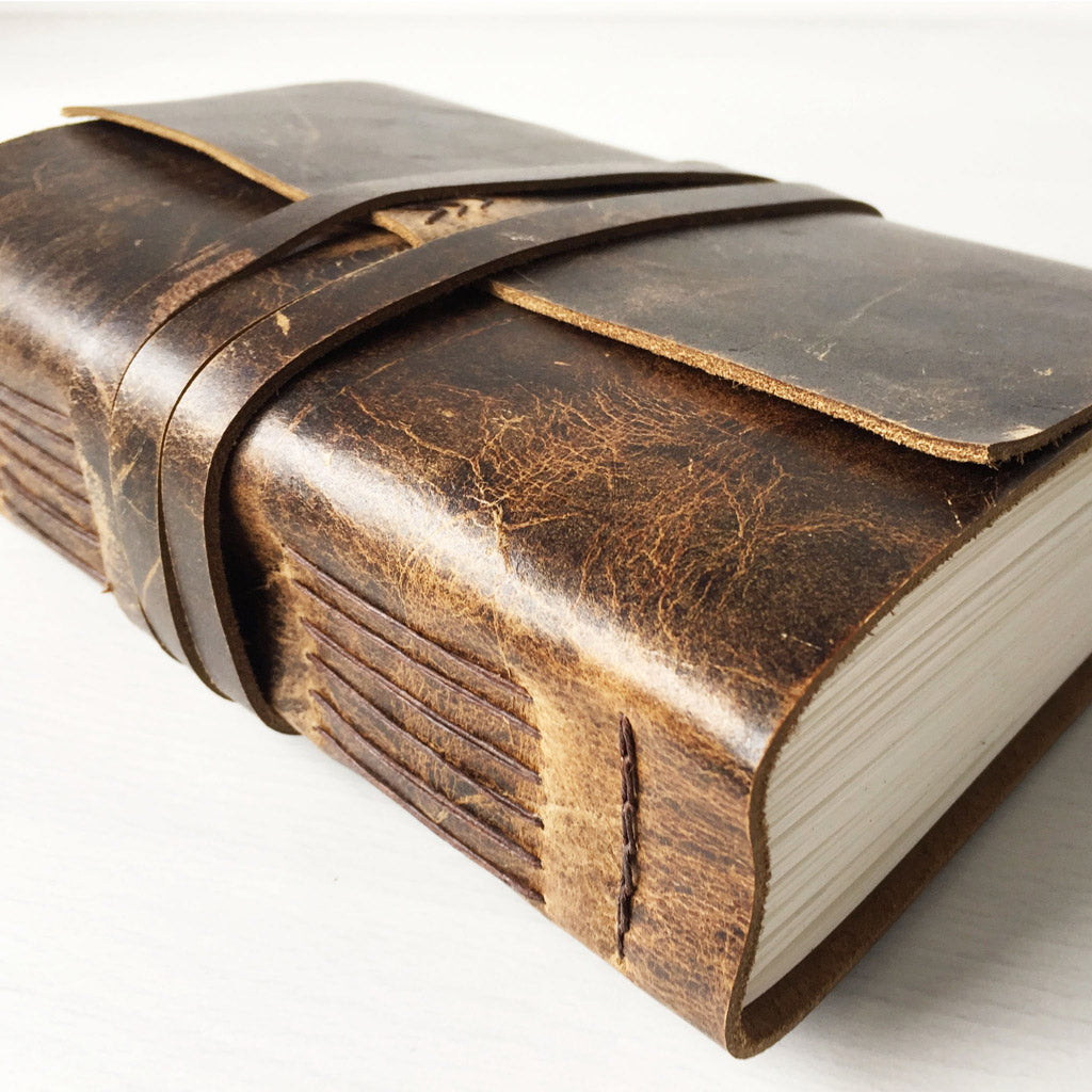 An application scenario or product detail of custom leather sketchbook - Image 5