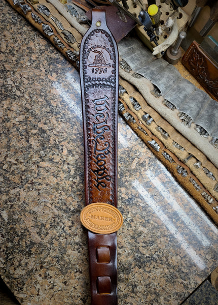An application scenario or product detail of custom leather slings - Image 20