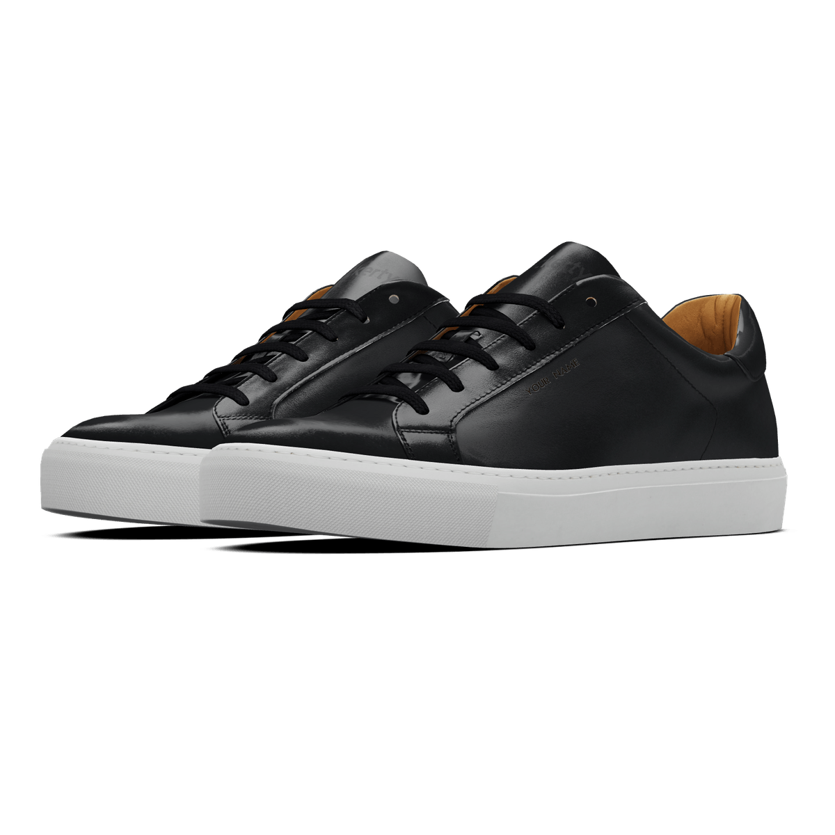 An application scenario or product detail of custom leather sneakers - Image 3