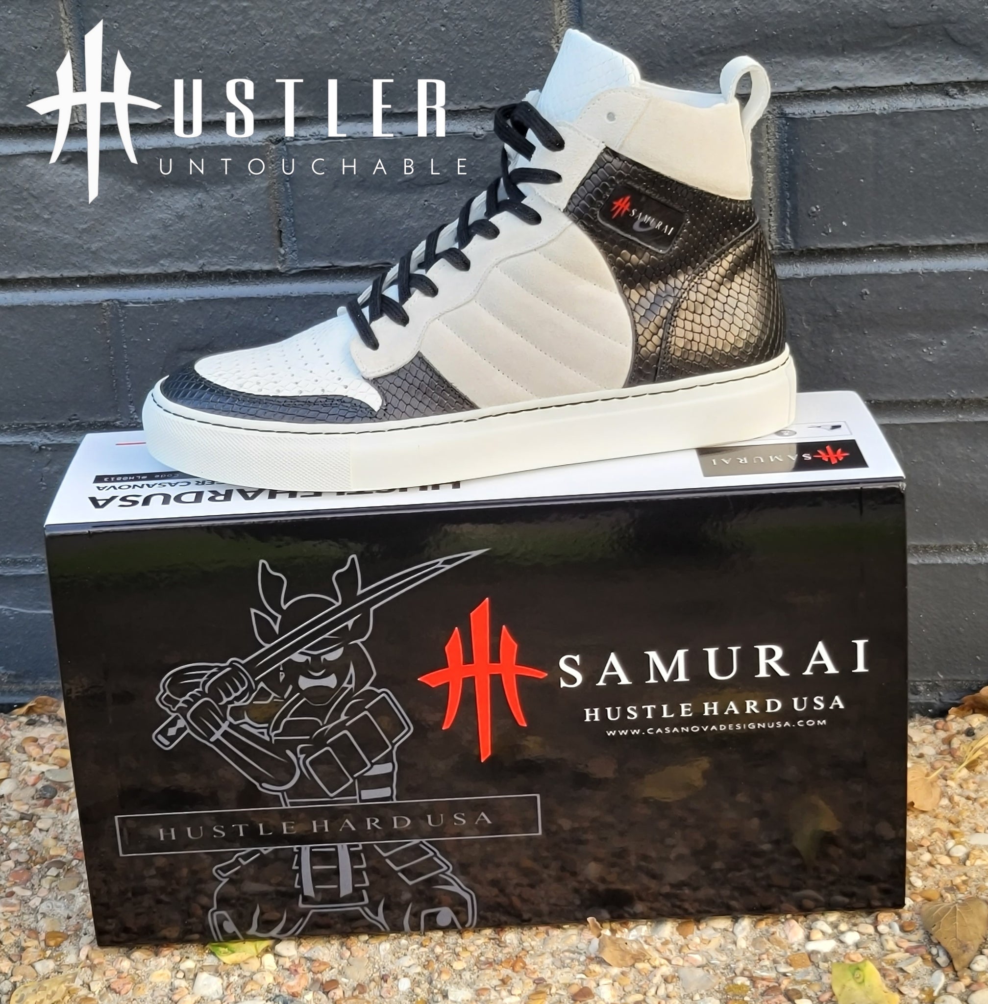 An application scenario or product detail of custom leather sneakers - Image 13