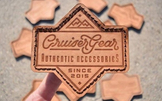 An application scenario or product detail of custom leather stamp logo - Image 6