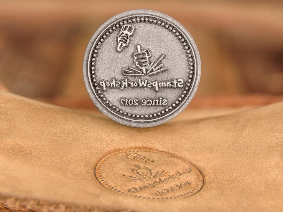 An application scenario or product detail of custom leather stamp logo - Image 14