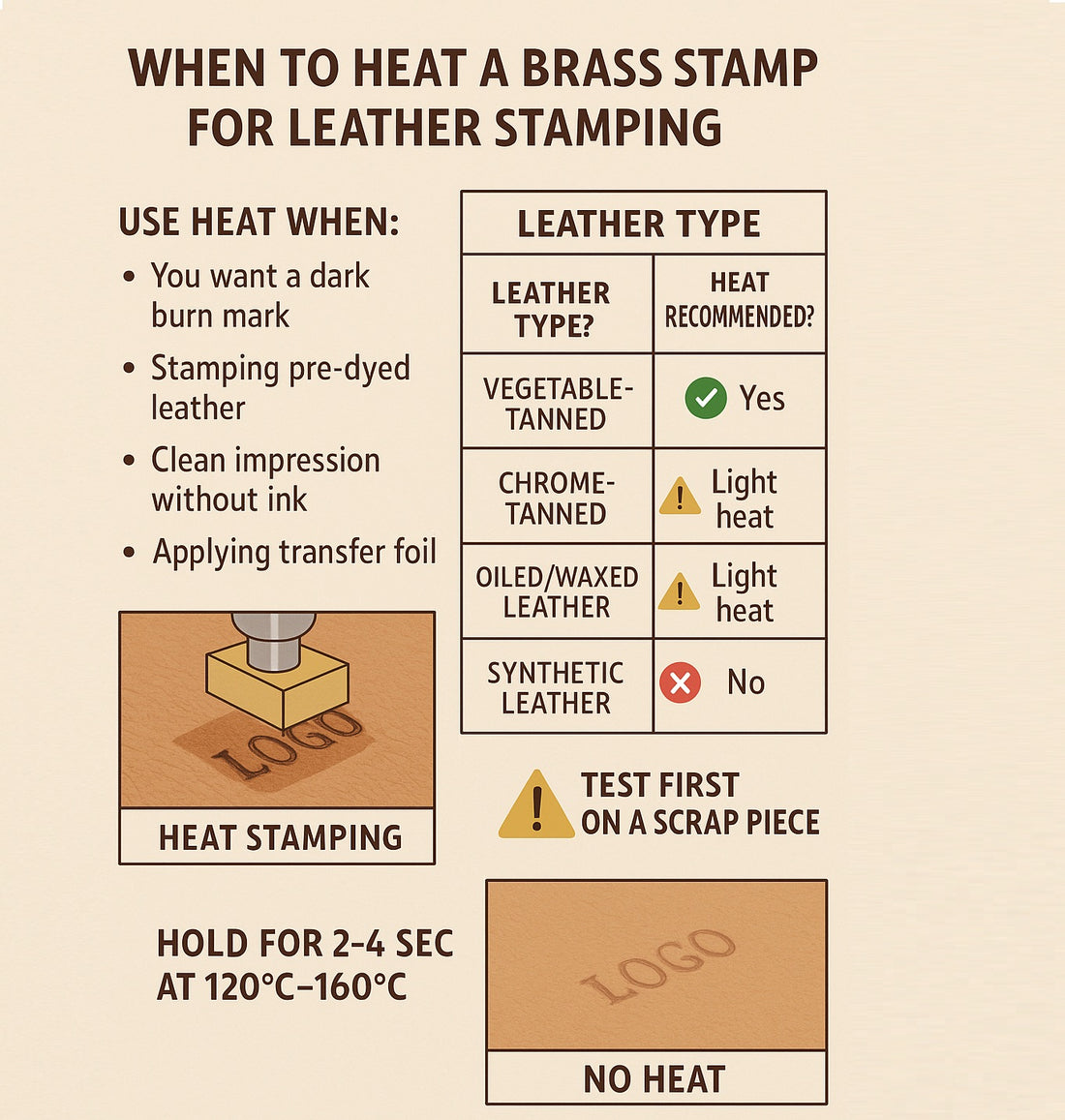 An application scenario or product detail of custom leather stamp logo - Image 18