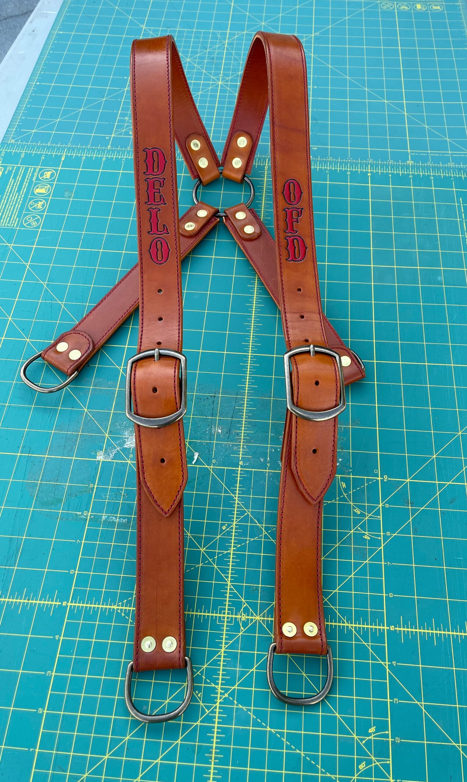 An application scenario or product detail of custom leather suspenders - Image 7