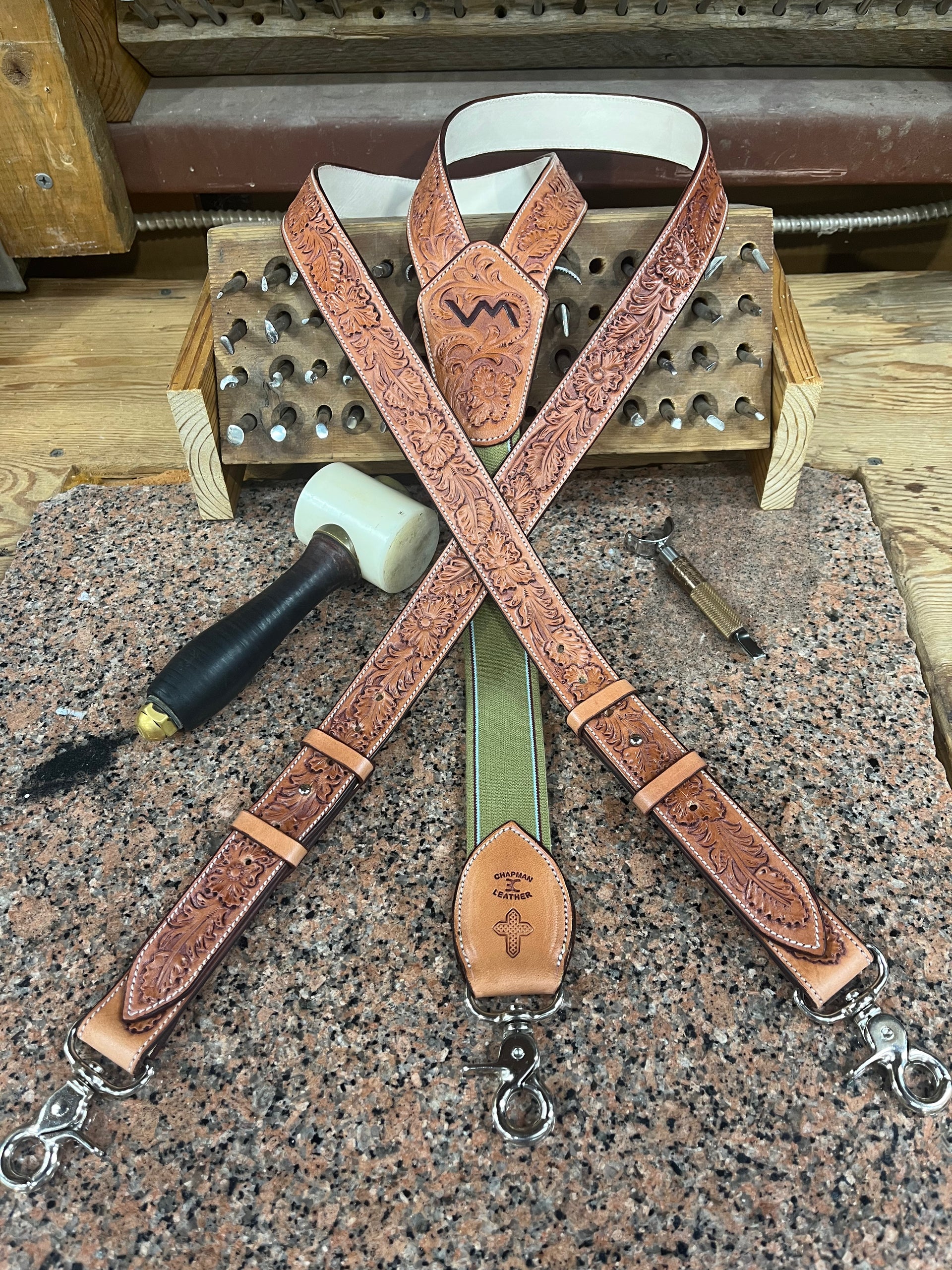 Featured image for the custom leather suspenders guide
