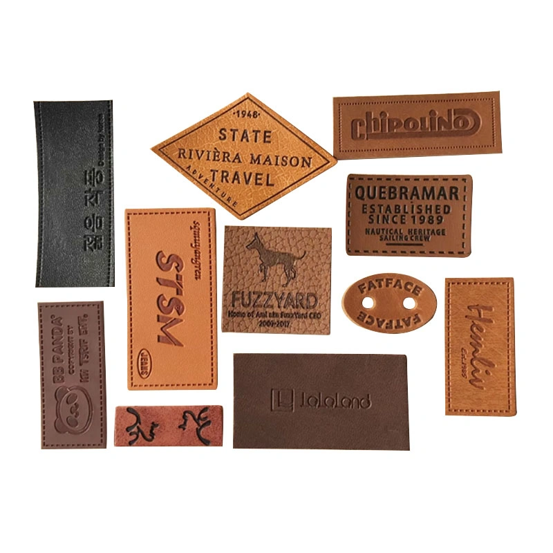 An application scenario or product detail of custom leather tags - Image 6
