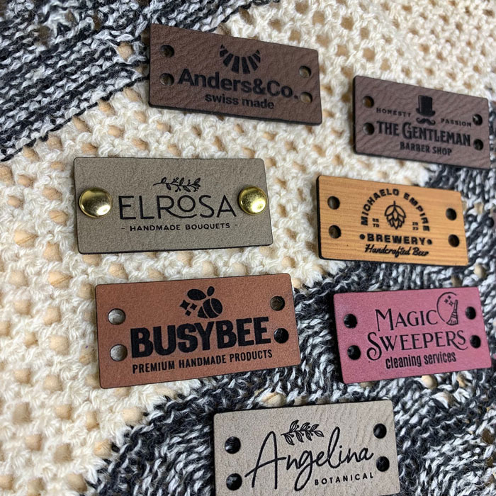 An application scenario or product detail of custom leather tags - Image 18