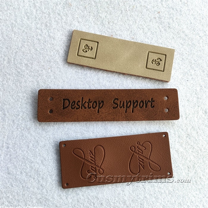 An application scenario or product detail of custom leather tags - Image 21