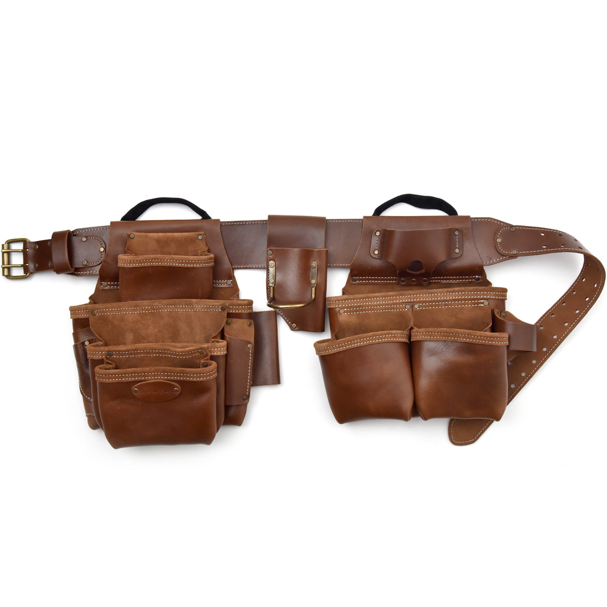 An application scenario or product detail of custom leather tool belt - Image 4