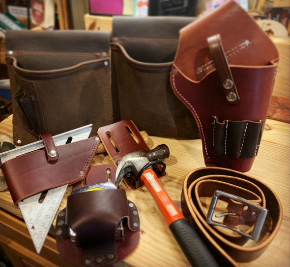 An application scenario or product detail of custom leather tool belt - Image 13