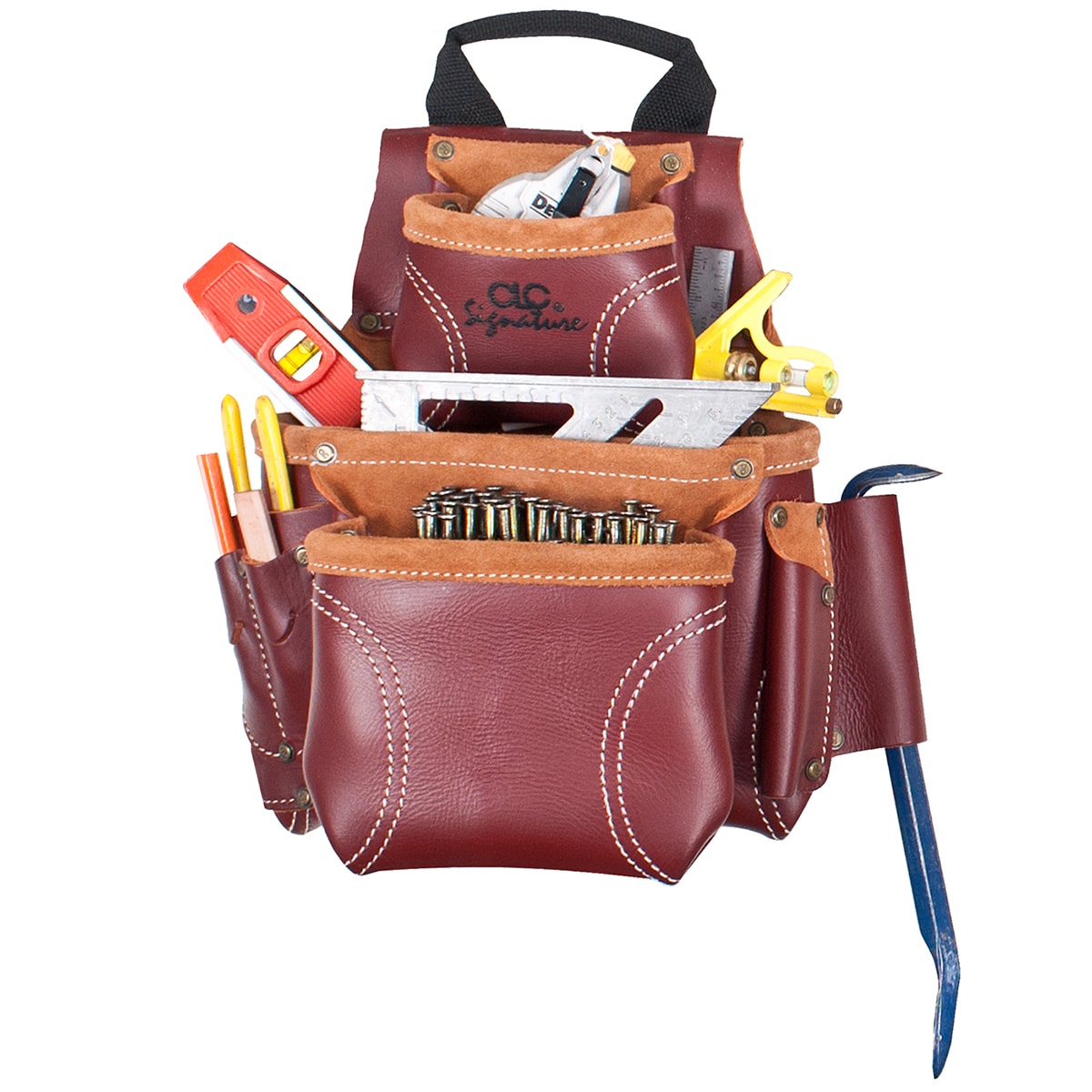 An application scenario or product detail of custom leather tool pouch - Image 9