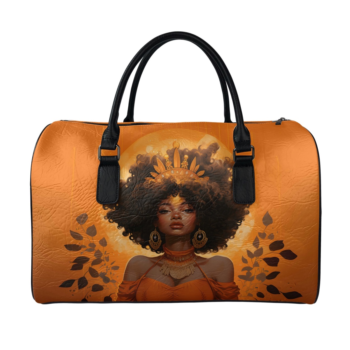 An application scenario or product detail of custom leather travel bags - Image 8