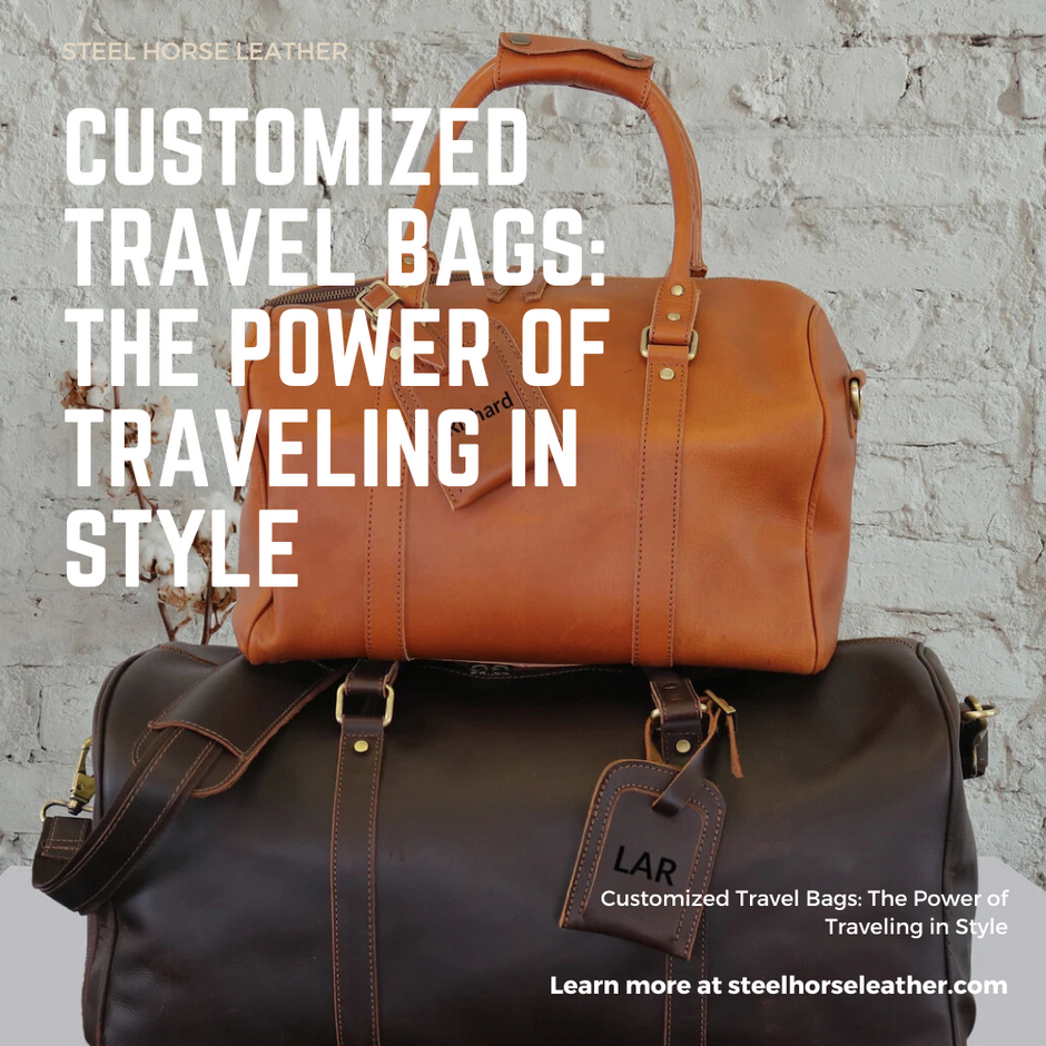An application scenario or product detail of custom leather travel bags - Image 10