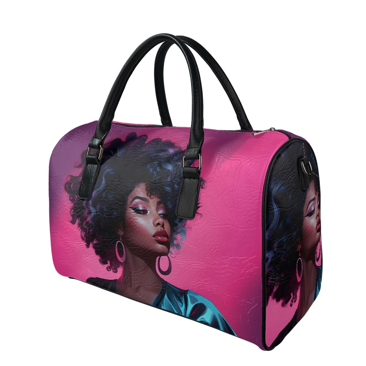 An application scenario or product detail of custom leather travel bags - Image 16