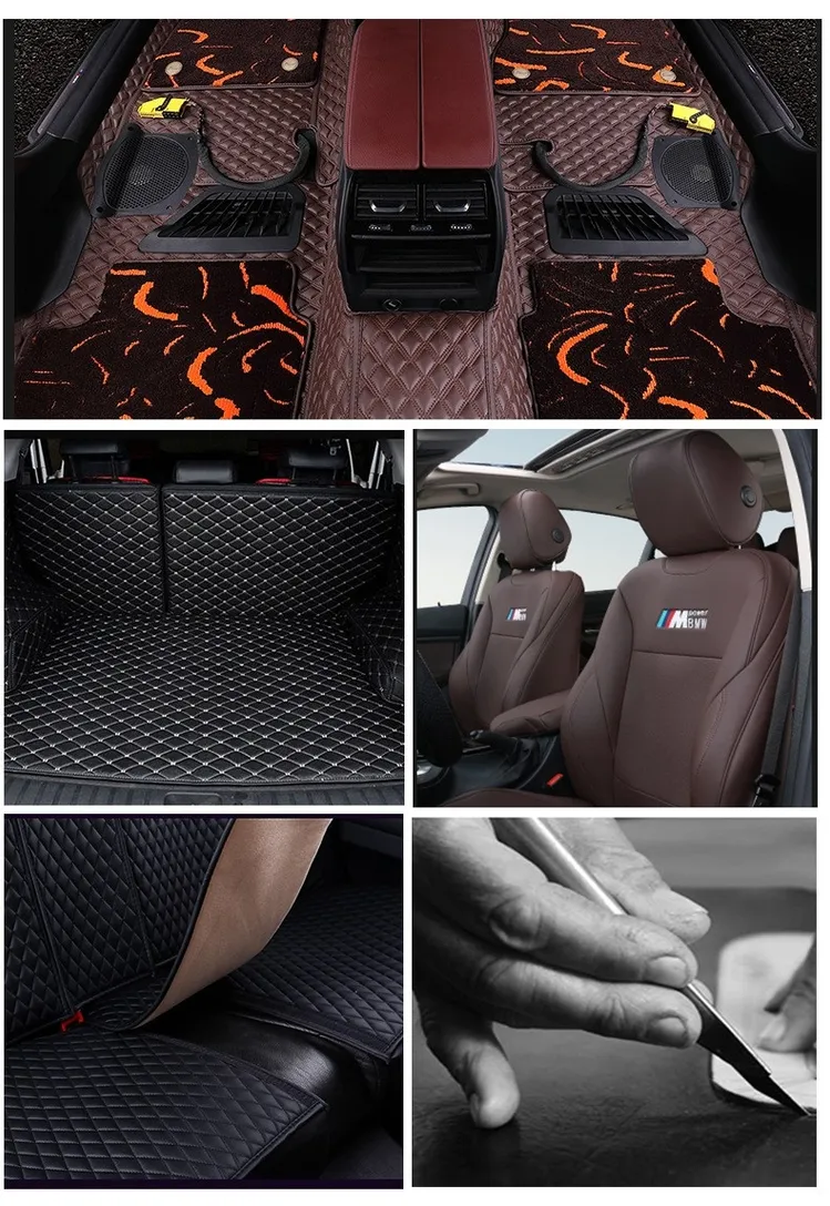 An application scenario or product detail of custom leather upholstery - Image 6