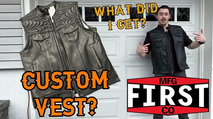 An application scenario or product detail of custom leather vest - Image 7