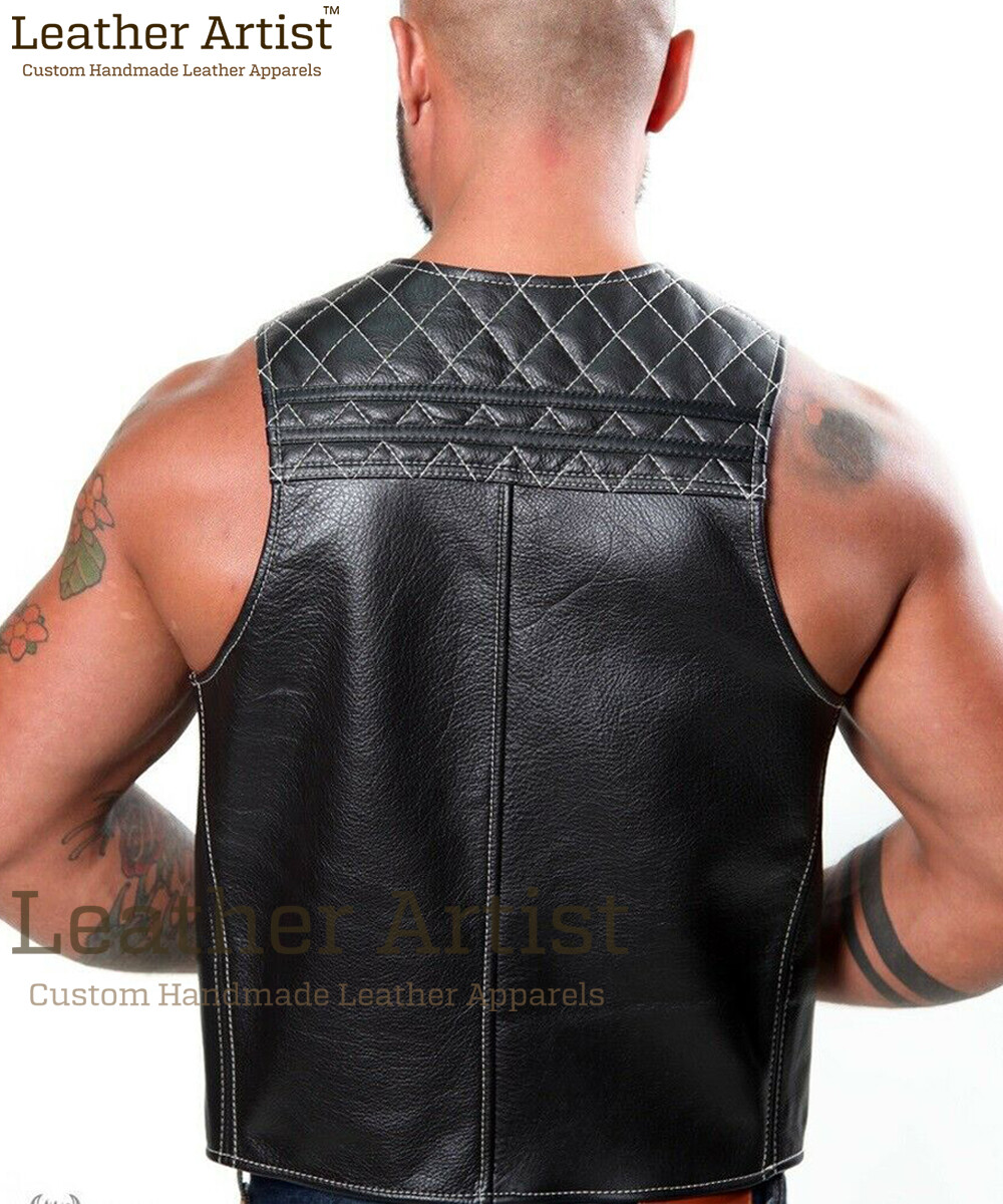 Featured image for the custom leather vest for men guide