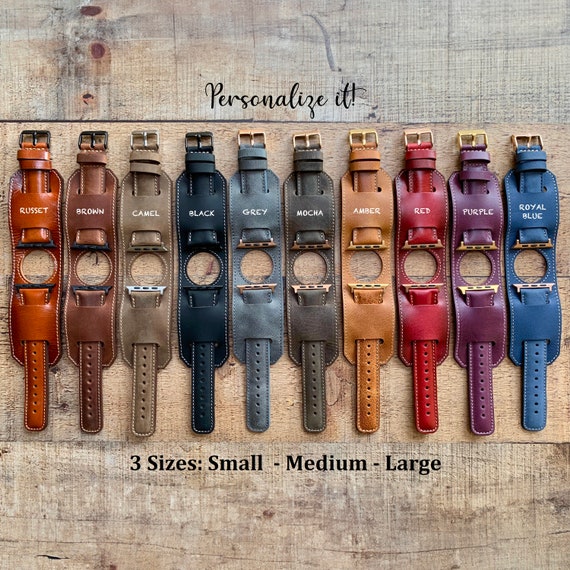 An application scenario or product detail of custom leather watch bands - Image 2