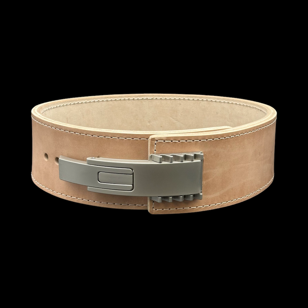An application scenario or product detail of custom leather weightlifting belt - Image 3