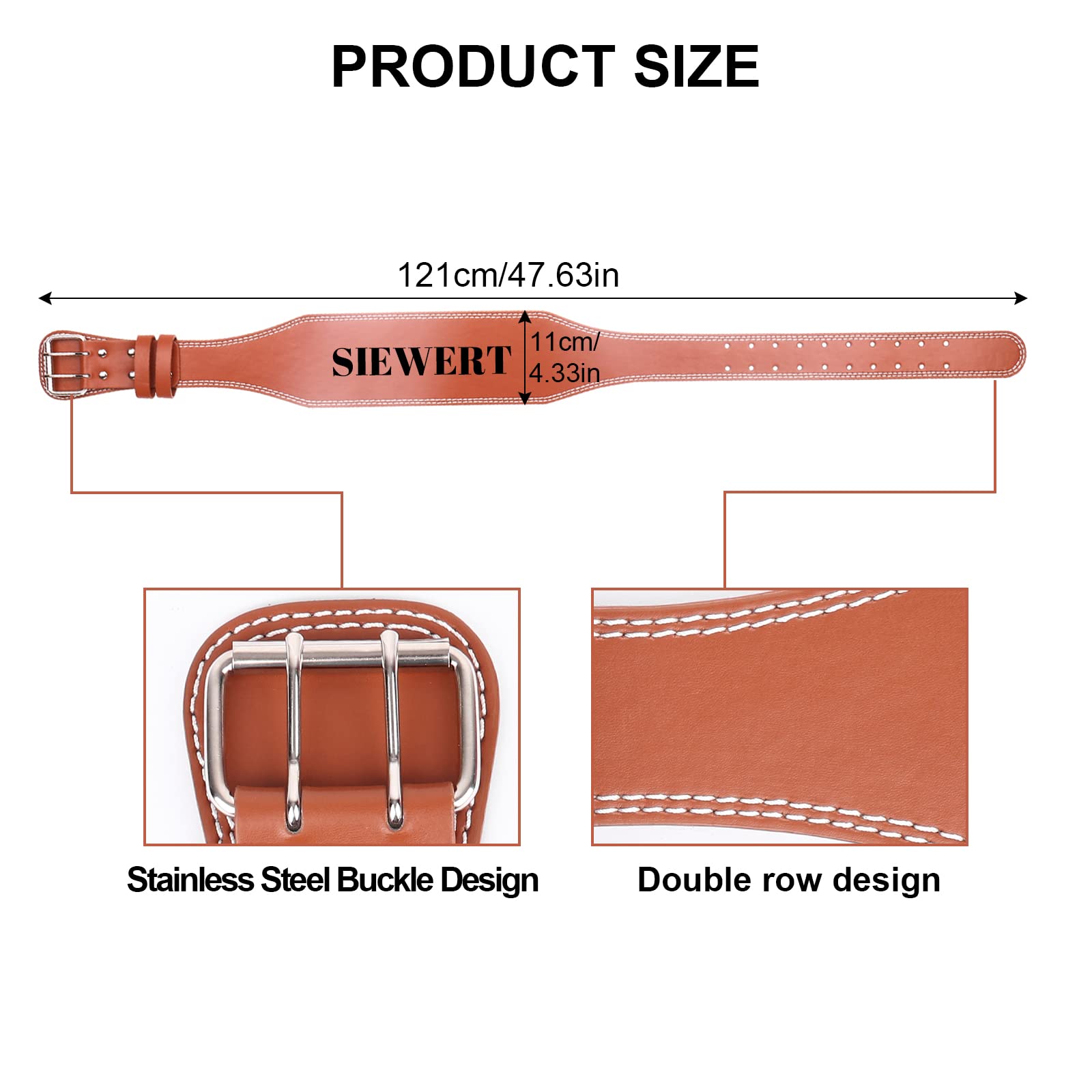An application scenario or product detail of custom leather weightlifting belt - Image 9